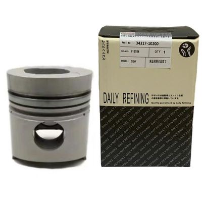 Bagian 6BB1 Untuk Piston Mesin Diesel Isuz 1-12111745-0 Penyulingan Harian