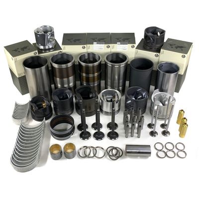 Kit rekonstruksi kit perbaikan untuk ulat kucing mesin c16 Bagian silinder liner piston gasket kit ring piston katup